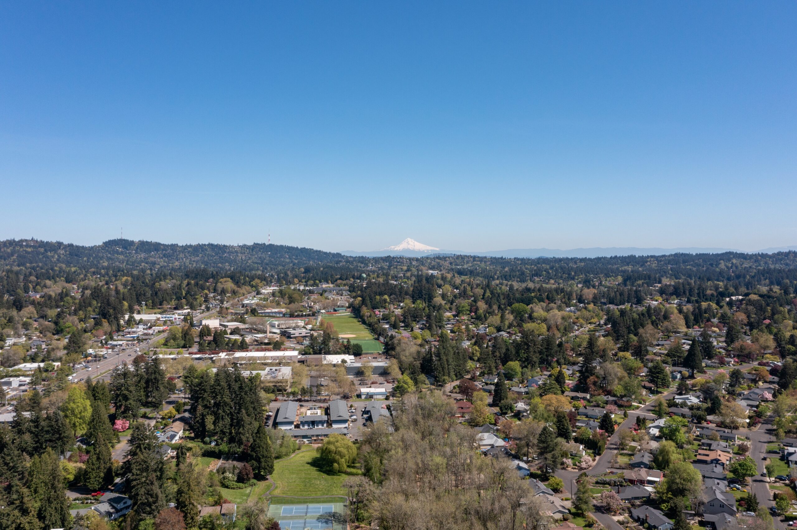 Aerial,Drone,Photo,Of,Beaverton,And,West,Hills,Residential,Neighborhoods,